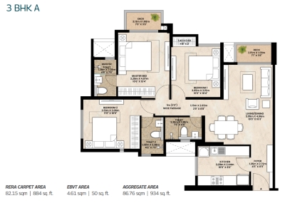 3 BHK Layout